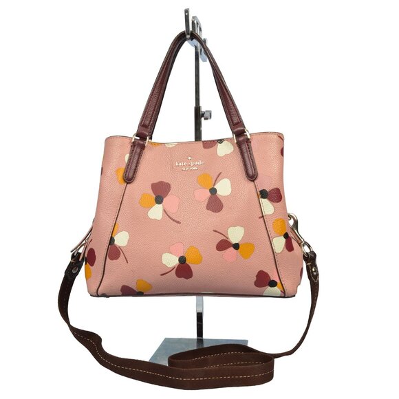 Kate Spade New York Jackson Dusk Buds Medium Triple Compartment Satchel - Picture 1 of 14
